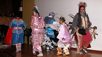 indianischen Tanzgruppe