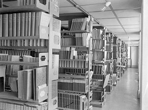 View through the lower part of the library - 1925